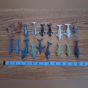 (18) Small Ocean Animal Action Figures Lot